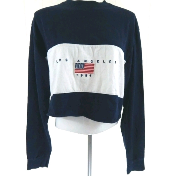 John Galt Los Angeles Cropped T-Shirt - Picture 1 of 4